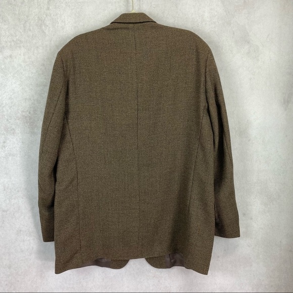 Pronto-Uomo Men's 44 R Firenze 3 Button Sport Coat Blazer Suit Jacket Wool Italy - Picture 2 of 14